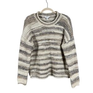 Womens Roll Neck Sweater Size XL Chunky Scandi Indie Nordic Oversized‎ Layers